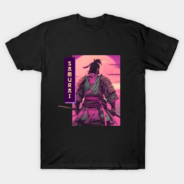 samurai T-Shirt by purplecrowshub